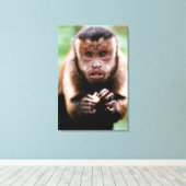 Nahes Aufsetzen eines Kapuzinerklosters Leinwanddruck (Insitu (Holzboden))