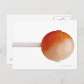 nahes Aufsetzen eines Lollips Postkarte (Vorne/Hinten)