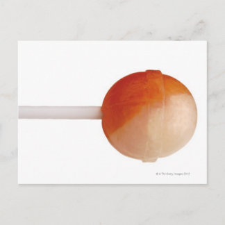 nahes Aufsetzen eines Lollips Postkarte