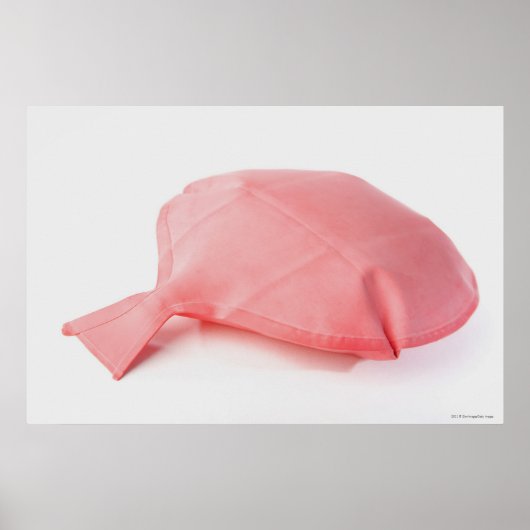 Nahes Aufziehen eines Keuchkissen Poster (Vorne)