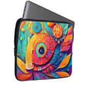 Nahes augenförmiges Leaf Laptopschutzhülle (Vorne Rechts)