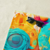 Nahes augenförmiges Leaf Strandtuch (Beispiel)