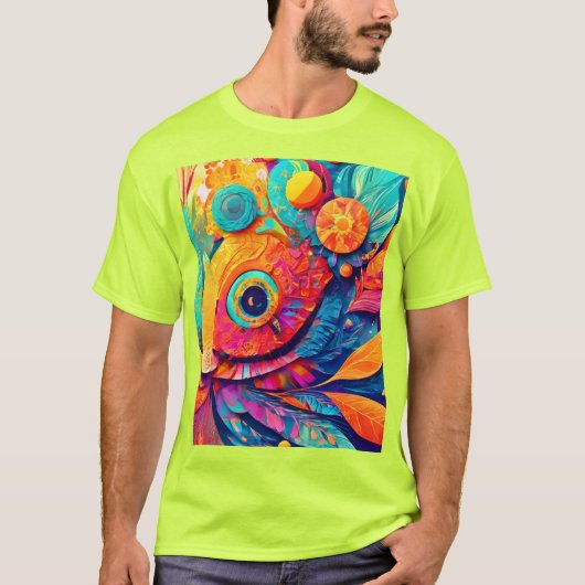 Nahes augenförmiges Leaf T-Shirt (Vorderseite)