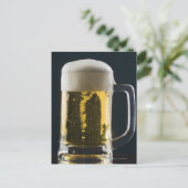 Nahes Bierglas Postkarte (Stehend Vorderseite)