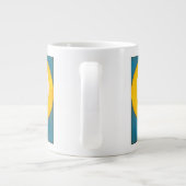 Nahes Bild der Nummer 1-Pool-Ball Jumbo-Tasse (Rückseite)