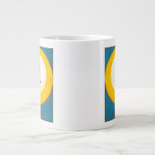 Nahes Bild der Nummer 1-Pool-Ball Jumbo-Tasse (Vorderseite)