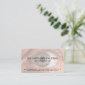 Nahes Bild des menschlichen Auges Visitenkarte (Stehend Vorderseite)