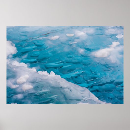 Nahes Blaueis Poster (Vorne)