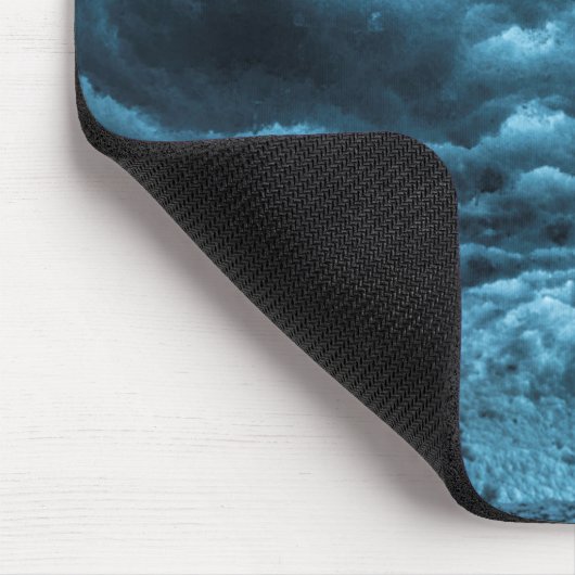 Nahes blaues Eis, Island Mousepad (Ecke)