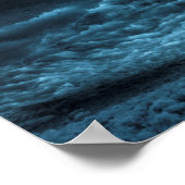 Nahes blaues Eis, Island Poster (Ecke)