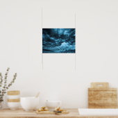 Nahes blaues Eis, Island Poster (Küche)