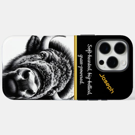 Nahes Buffalo Case-Mate iPhone Hülle (Rückseite (Horizontal))