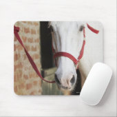 Nahes Einsetzen eines Pferdes 2 Mousepad (Mit Mouse)