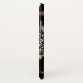 Nahes Eule mit orangefarbenen Augen Case-Mate iPhone Hülle (Hinten/Rechts)