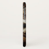 Nahes Eule mit orangefarbenen Augen Case-Mate iPhone Hülle (Hinten/Links)