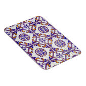 Nahes Fliesenmuster, Portugal Magnet (Rechte Seite)