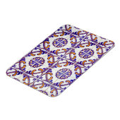 Nahes Fliesenmuster, Portugal Magnet (Linke Seite)