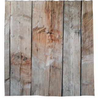 Nahes Foto aus Holz Duschvorhang
