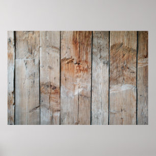 Nahes Foto aus Holz Poster