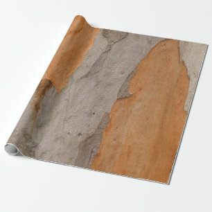 Nahes Foto Baumstamm Geschenkpapier
