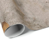 Nahes Foto Baumstamm Geschenkpapier (Rolleneckpunkt)