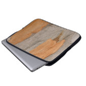 Nahes Foto Baumstamm Laptopschutzhülle (Vorne Knopf)