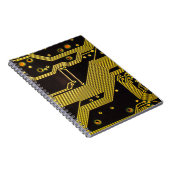 Nahes Foto der LeiterplattenHintergrund,abstrakt Notizblock (Rechte Seite)