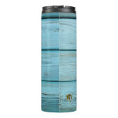NAHES FOTO GRÜNER PLÄNE THERMOSBECHER (Rückseite)