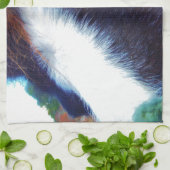 nahes Gesicht eines Minipferdes Geschirrtuch (Gefaltet)