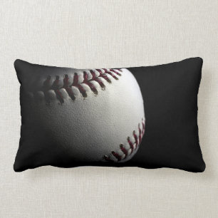 nahes hohes Kissen des Baseball-Fotos