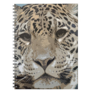Nahes Jaguarfoto Notizblock