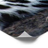 Nahes Leopardenportrait Poster (Ecke)