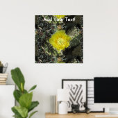 Nahes Pear Yellow Bloom Poster (Heimbüro)