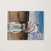 Nahes Pferd mit Mundöffnung Puzzle (Horizontal)