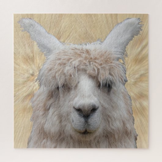 Nahes Puzzle: Alpaca aus Peru Puzzle (Vertikal)