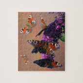 Nahes Puzzle: Pfauenschmetterlinge Puzzle (Vertikal)
