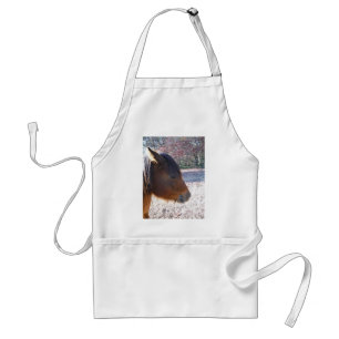Nahes Reitpferd, Little Brown Pony Schürze