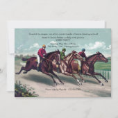 Nahes Rennen Derby Einladung (Vorderseite)