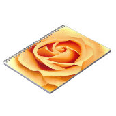 Nahes Rose-Notebook Notizblock (Linke Seite)