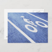 Nahes Schild auf der Straße Postkarte (Vorne/Hinten)