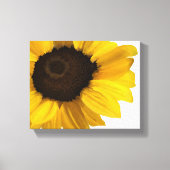 Nahes Sonnenblumengemälde Leinwanddruck (Vorderseite)