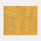 Nahes Strickmuster. Fleecedecke (Vorderseite (Horizontal))
