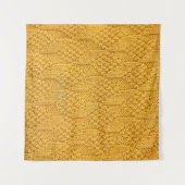 Nahes Strickmuster. Wandteppich (Vorderseite (Horizontal))