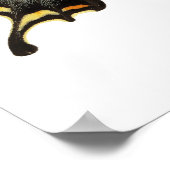 Nahes Up eines Schmetterlings 2 Poster (Ecke)