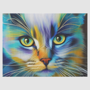 Nahes up of a Colorful Siamese Kitten Seidenpapier