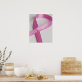 Nahes up of Brustkrebs Awareness Ribbon Poster (Küche)