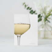 Nahes Weißwein Postkarte (Stehend Vorderseite)