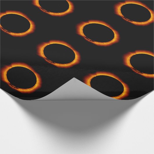 Nahezu gesamte Solaranlage Geschenkpapier (Ecke)