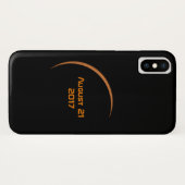 Nahezu maximaler August 21, 2017 Teilsolarexpositi Case-Mate iPhone Hülle (Rückseite (Horizontal))