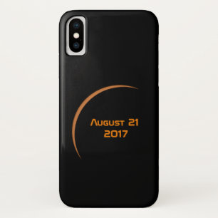 Nahezu maximaler August 21, 2017 Teilsolarexpositi iPhone X Hülle